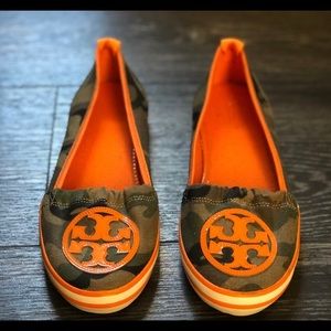 Tory Burch Camouflage Flats